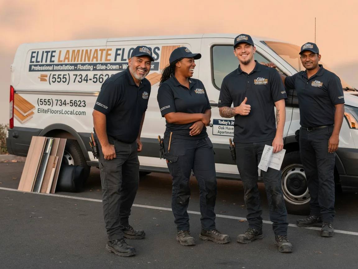 Laminate flooring installation company in Chambersburg, IL